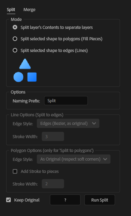 Shape Splitter screenshot 1