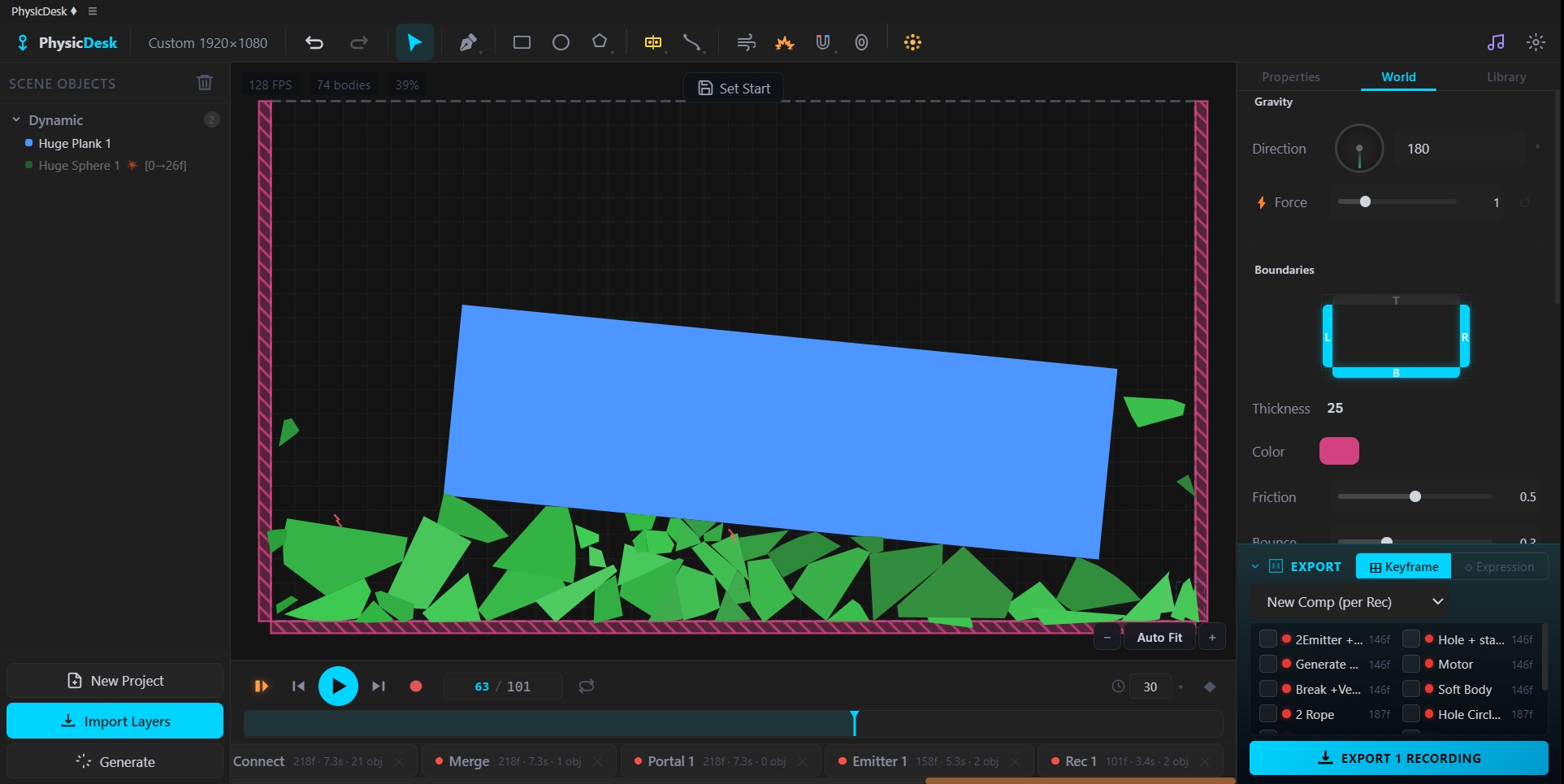 PhysicDesk screenshot 1